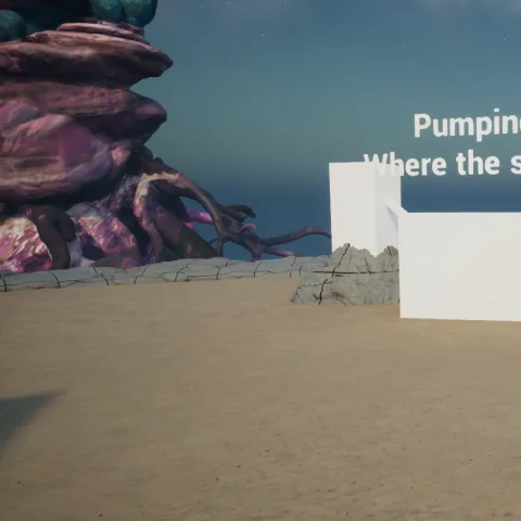 Axum Ghost Town biome in Subnautica 2