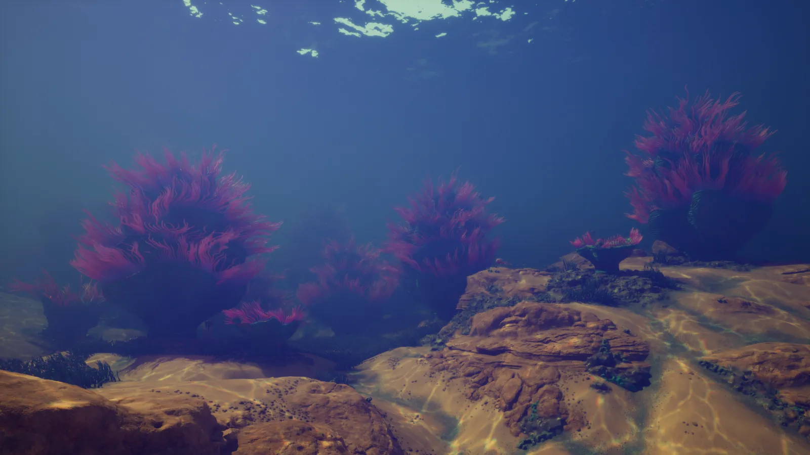 Necrolei Hills biome in Subnautica 2